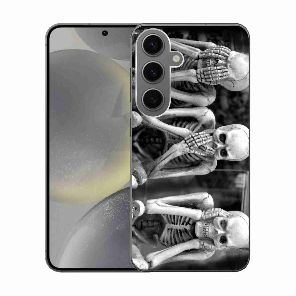 Zselés borítás mmCase Samsung Galaxy S24 - csontvázakhoz