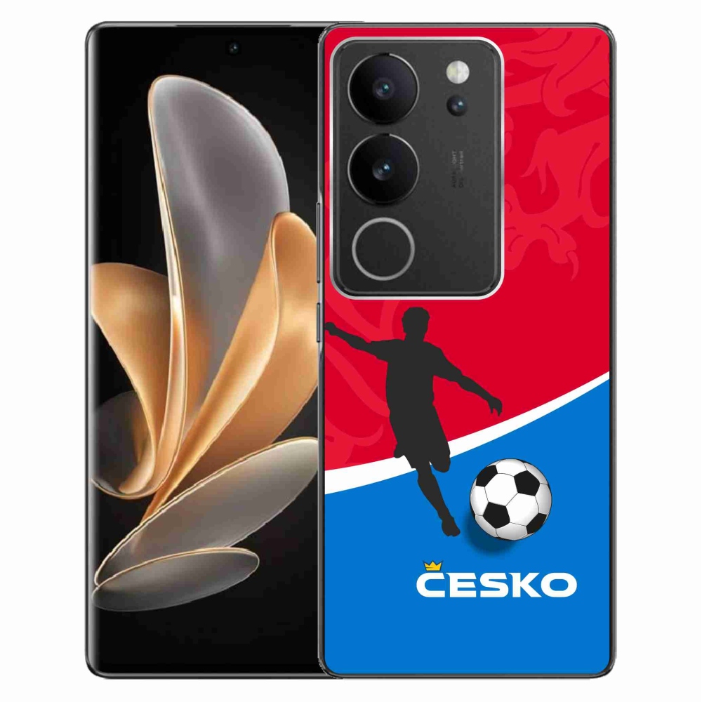 Gél borítás mmCase a Vivo V29 5G-hez - futball Csehország