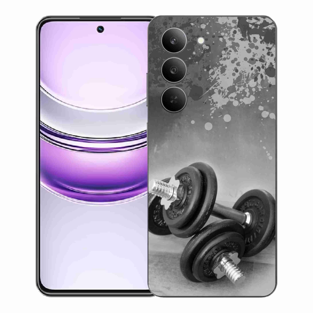 Gél borítás mmCase a Realme 14x 5G-hez - súlyzók 1