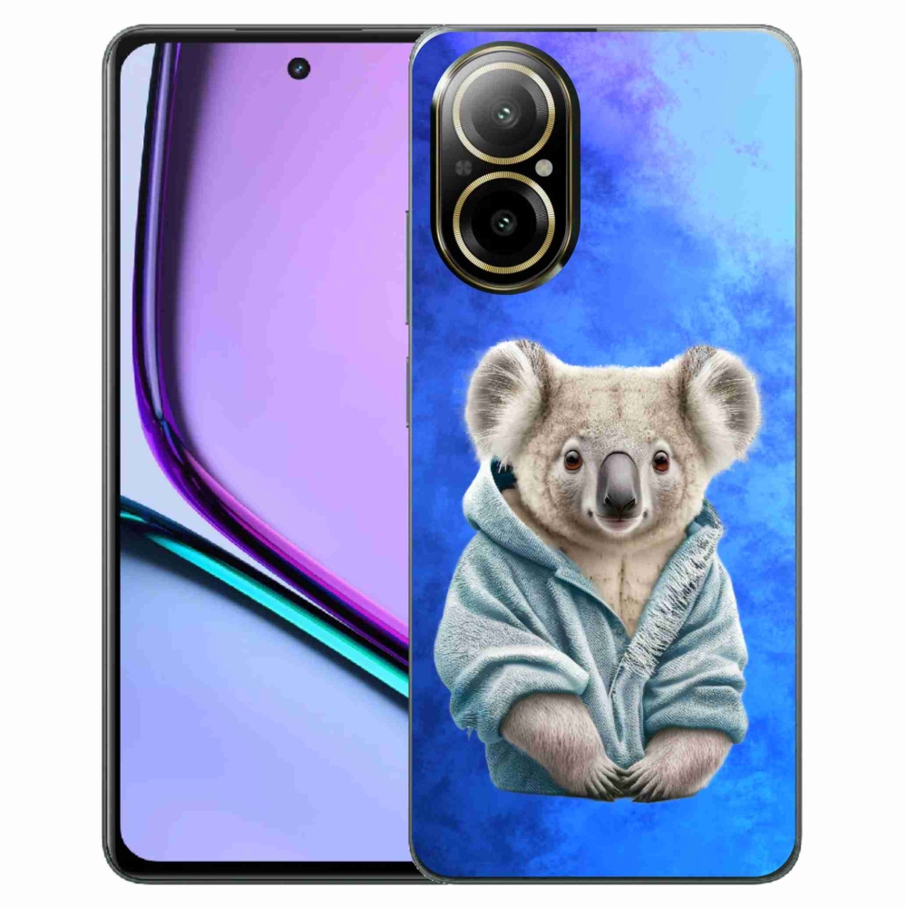 Gél borító mmCase a Realme C67 készülékhez - koala pulóverben
