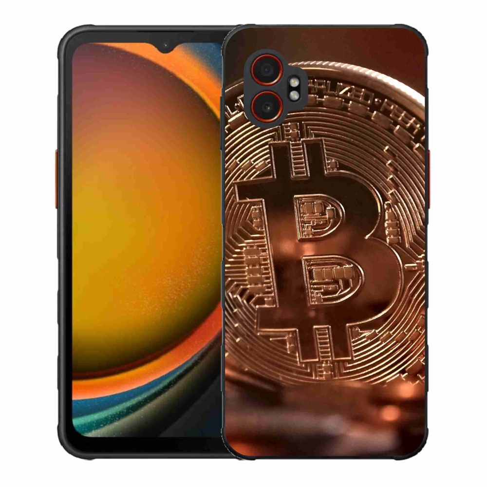 Gél borítás mmCase a Samsung Galaxy Xcover 7 Pro számára - bitcoin