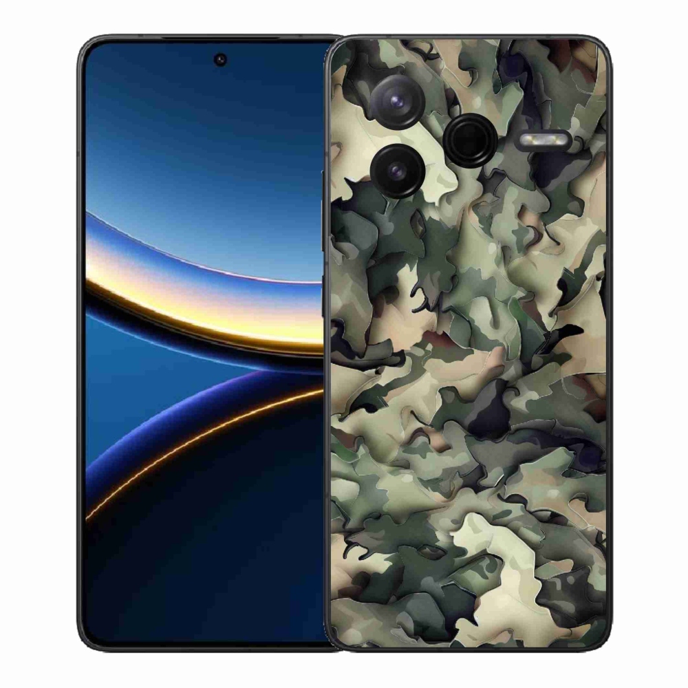 Gél borítás mmCase a Xiaomi Poco F7 Pro számára - terepszínű minta 9