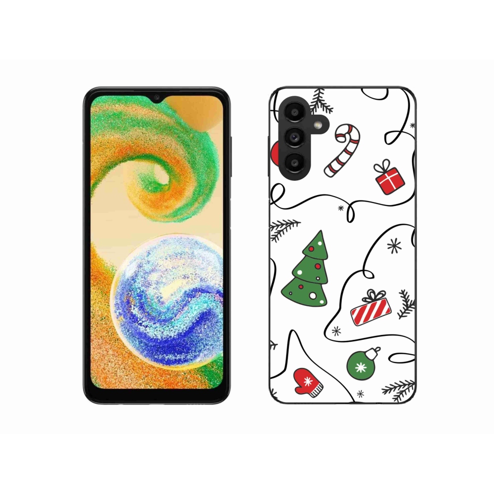 Zselés borító mmCase Samsung Galaxy A04s (164.7x76.7x9.1mm) - karácsonyi motívumokkal