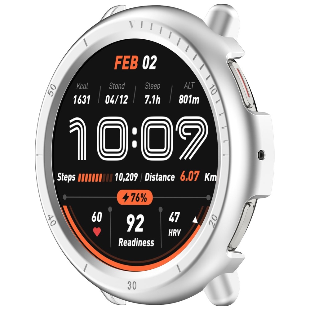 Half műanyag tok az Amazfit Active 2-hez – ezüst színű