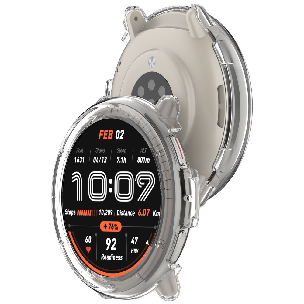 Half műanyag tok az Amazfit Active 2-hez – átlátszó