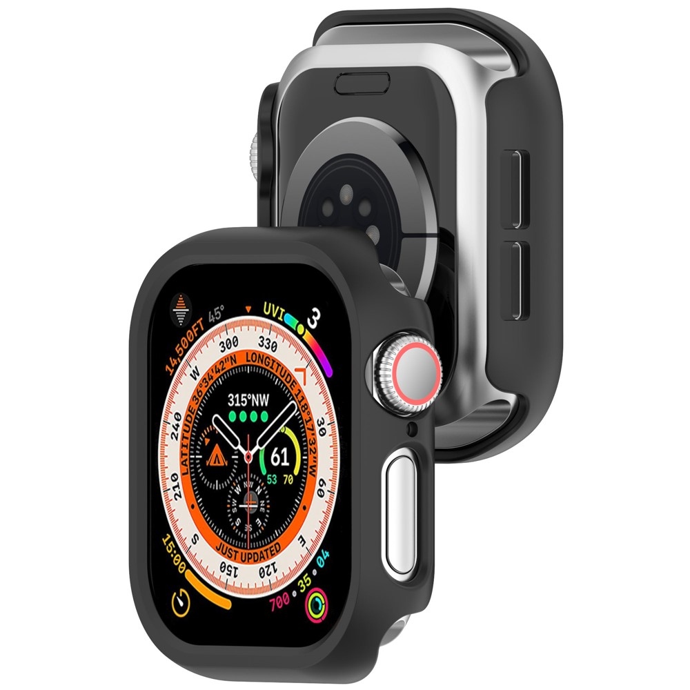 Half műanyag felcsatolható tok az Apple Watch 11/10 46 mm-es modellhez – fekete