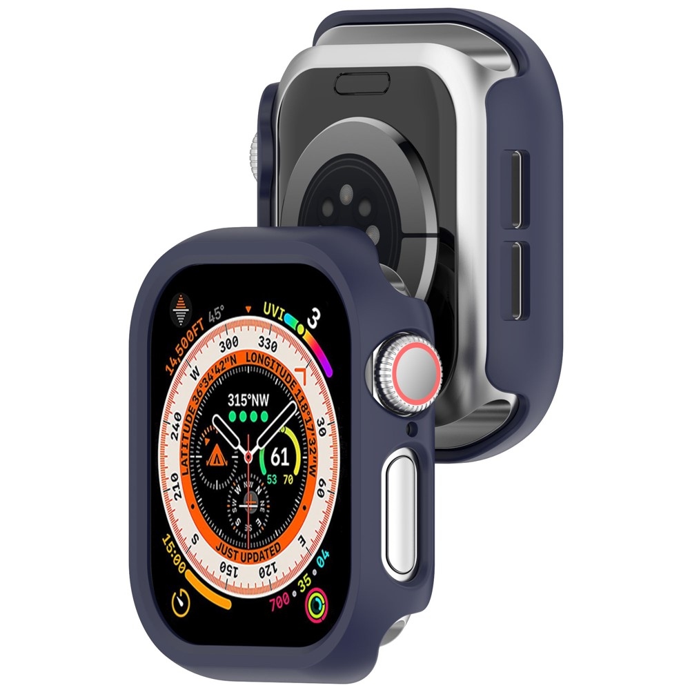 Half műanyag felcsatolható tok az Apple Watch 11/10 46 mm-es modellhez – kék