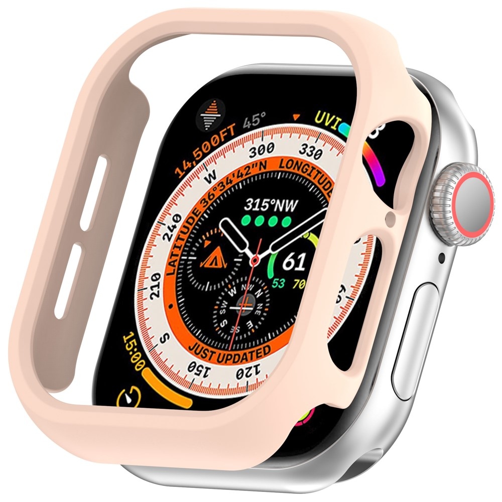 Half műanyag felcsatolható tok az Apple Watch 11/10 46 mm-es modellhez – rózsaszín