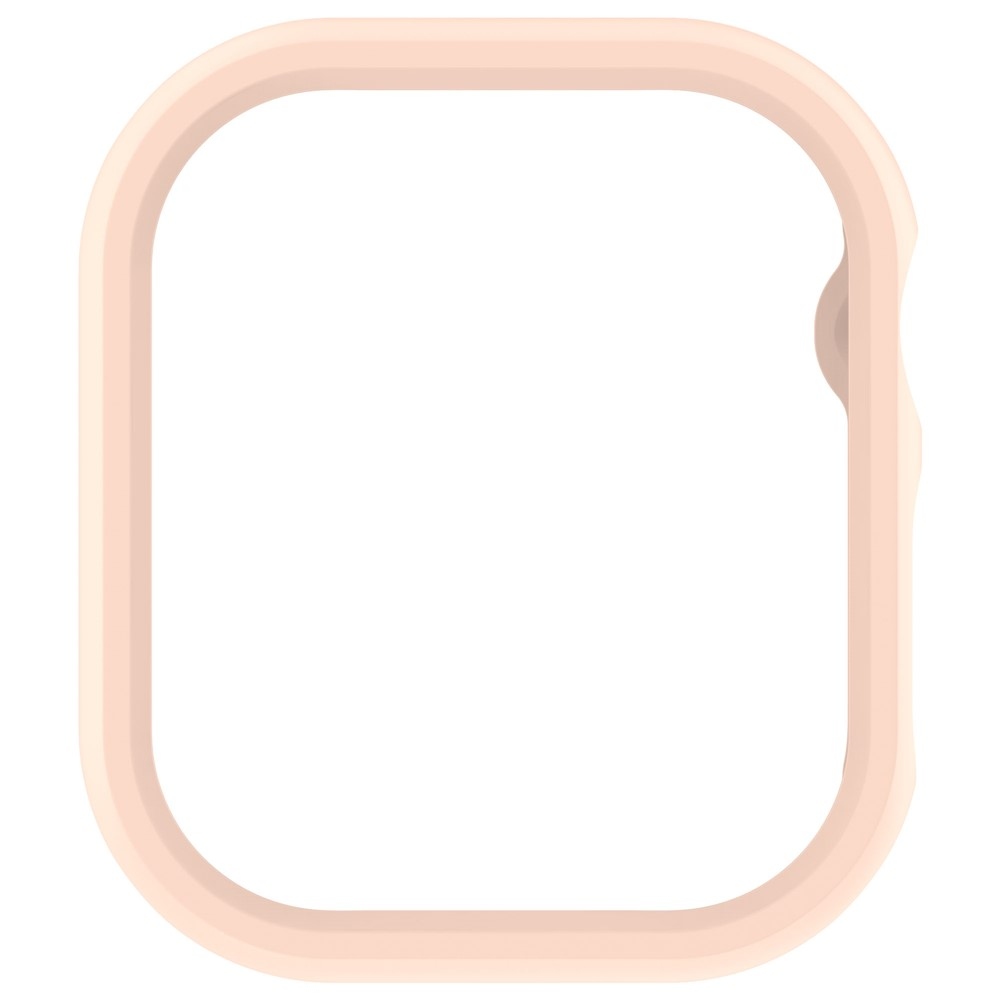 Half műanyag felcsatolható tok az Apple Watch 11/10 46 mm-es modellhez – rózsaszín