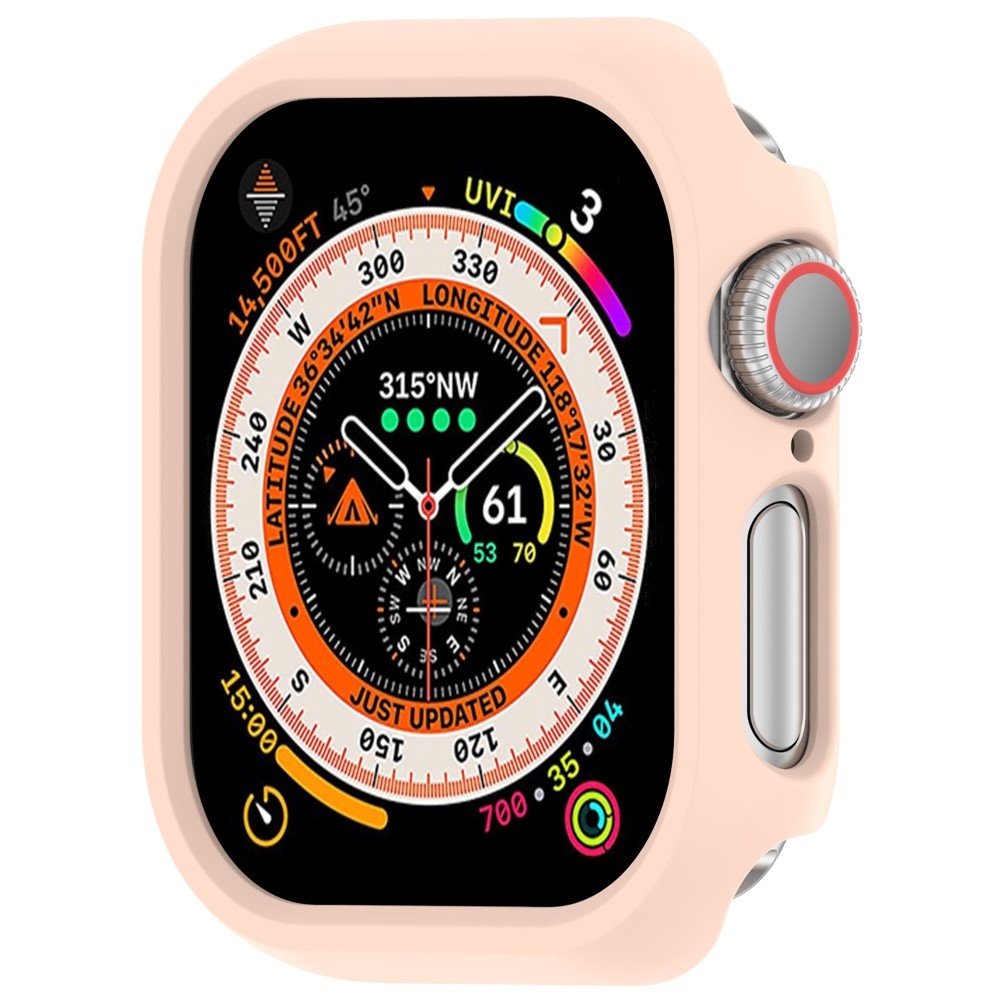 Half műanyag felcsatolható tok az Apple Watch 11/10 46 mm-es modellhez – rózsaszín