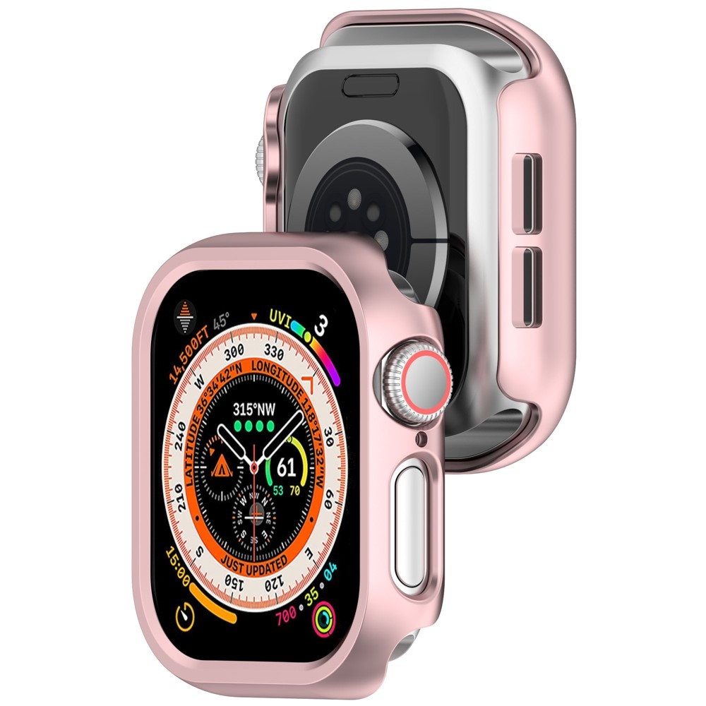 Half műanyag felcsatolható tok az Apple Watch 11/10 46 mm-es modellhez – rózsaszín-arany