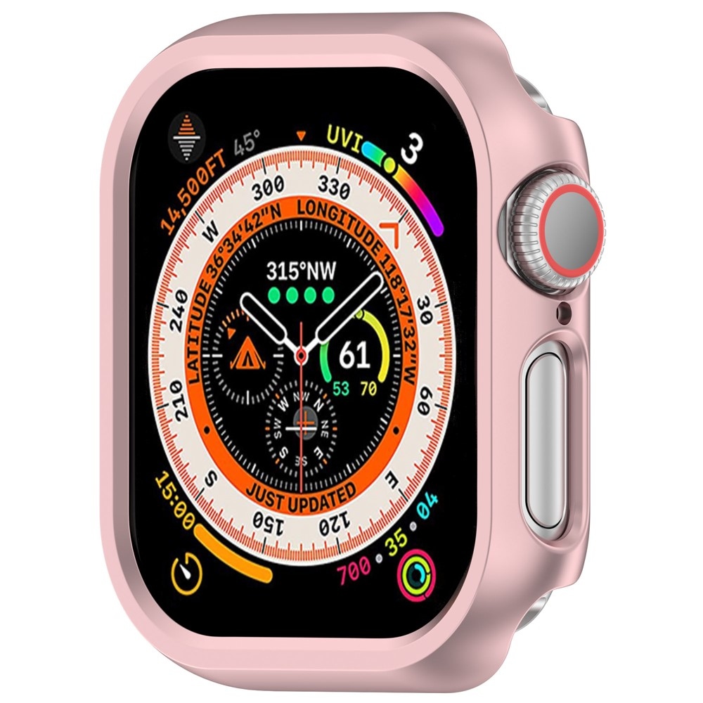 Half műanyag felcsatolható tok az Apple Watch 11/10 46 mm-es modellhez – rózsaszín-arany