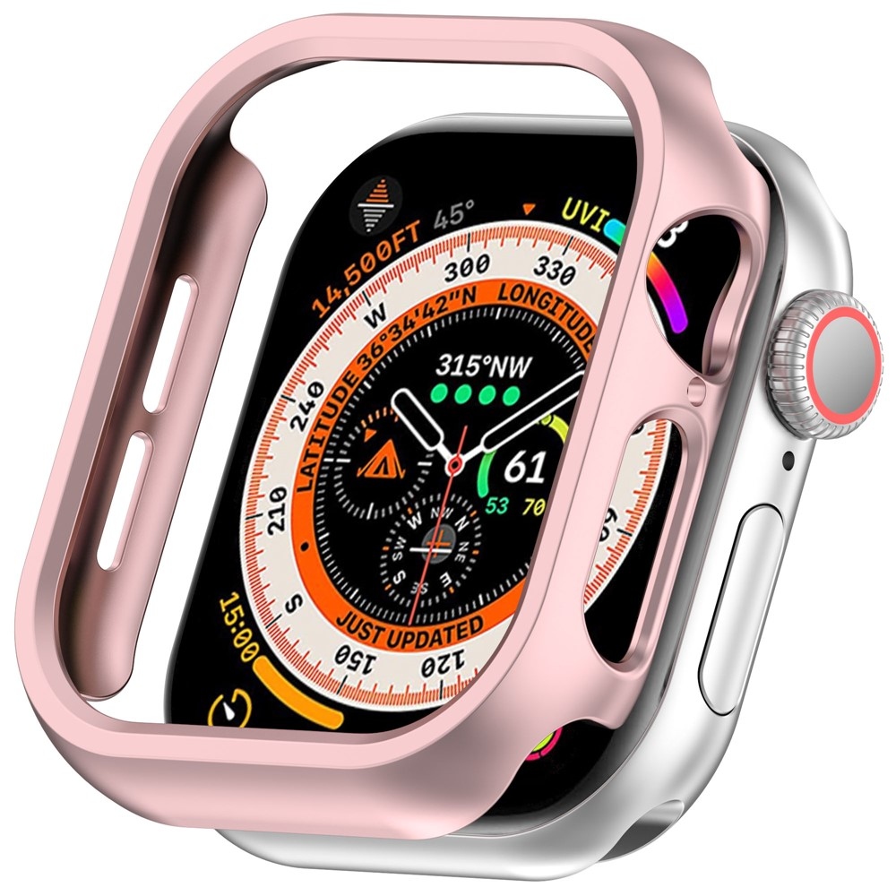 Half műanyag felcsatolható tok az Apple Watch 11/10 46 mm-es modellhez – rózsaszín-arany