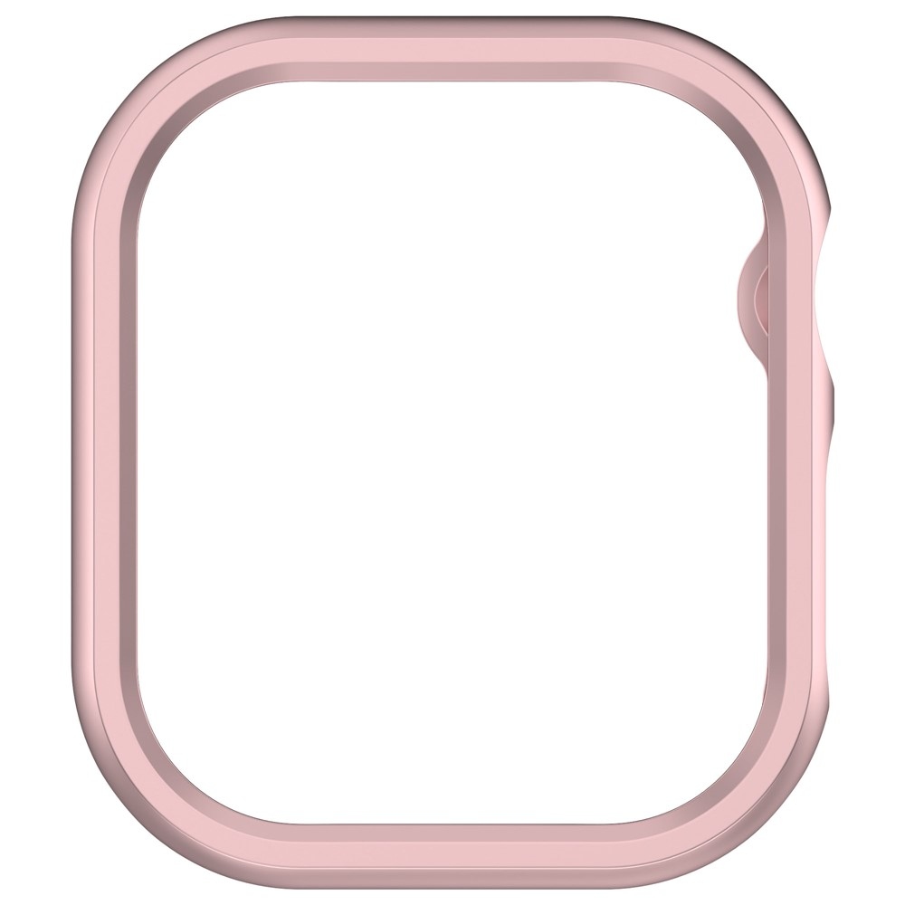 Half műanyag felcsatolható tok az Apple Watch 11/10 46 mm-es modellhez – rózsaszín-arany