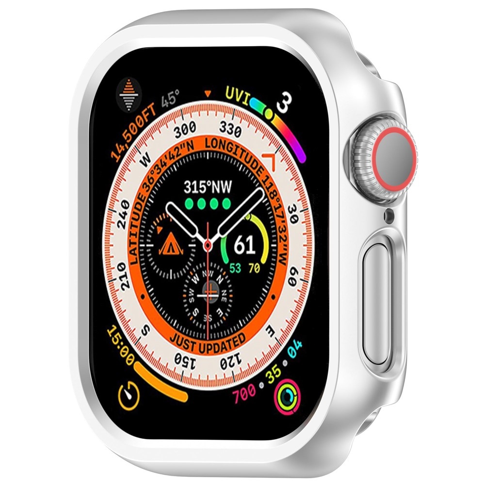 Half műanyag felcsatolható tok az Apple Watch 11/10 46 mm-es modellhez – ezüst színű
