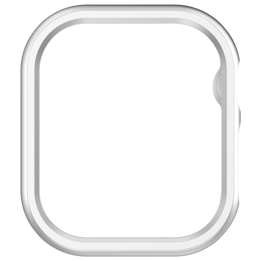 Half műanyag felcsatolható tok az Apple Watch 11/10 46 mm-es modellhez – ezüst színű