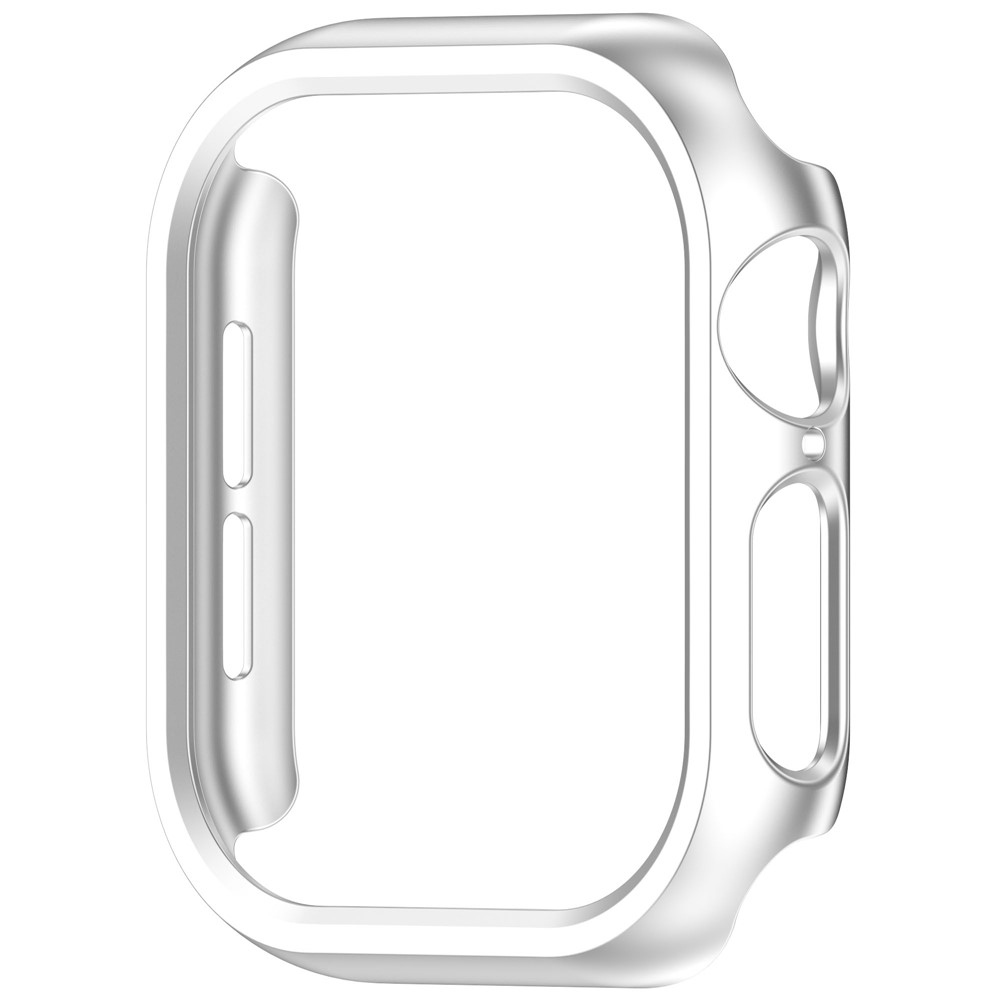 Half műanyag felcsatolható tok az Apple Watch 11/10 46 mm-es modellhez – ezüst színű