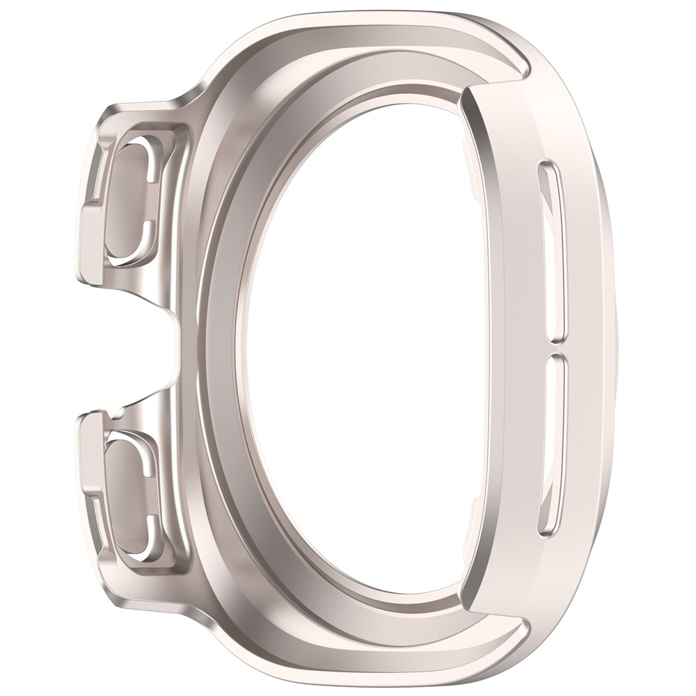 Half műanyag felcsatolható tok a Samsung Galaxy Watch Ultra (2025) 47 mm-es modellhez – bézs