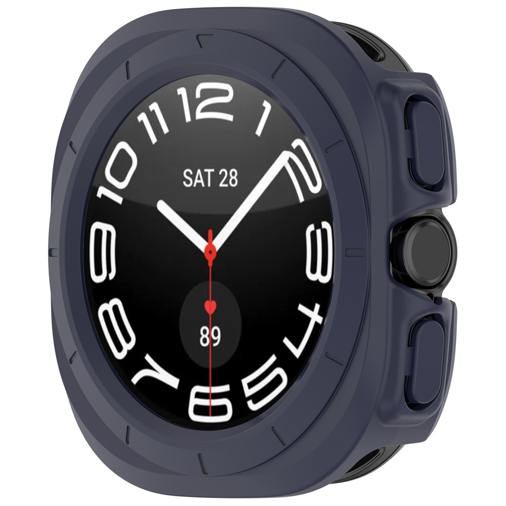 Half műanyag felcsatolható tok a Samsung Galaxy Watch Ultra (2025) 47 mm-es modellhez – kék