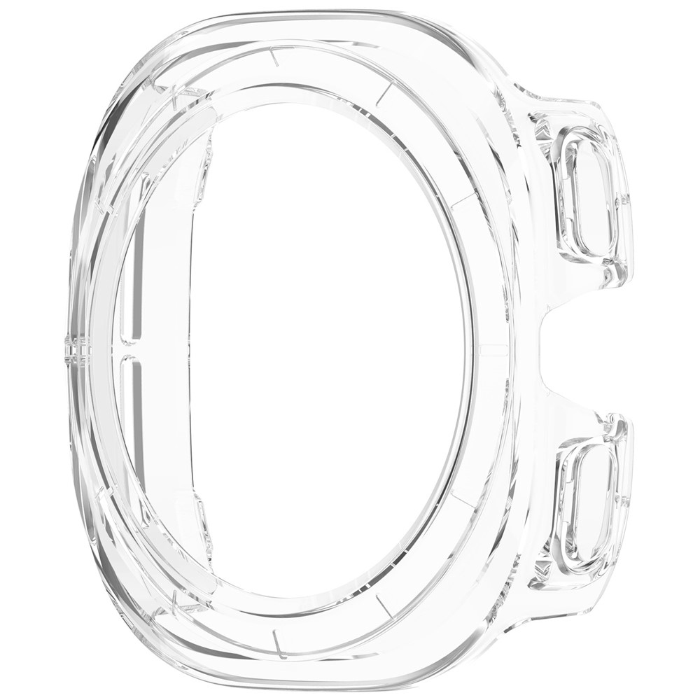 Half műanyag felcsatolható tok a Samsung Galaxy Watch Ultra (2025) 47 mm-es modellhez – átlátszó