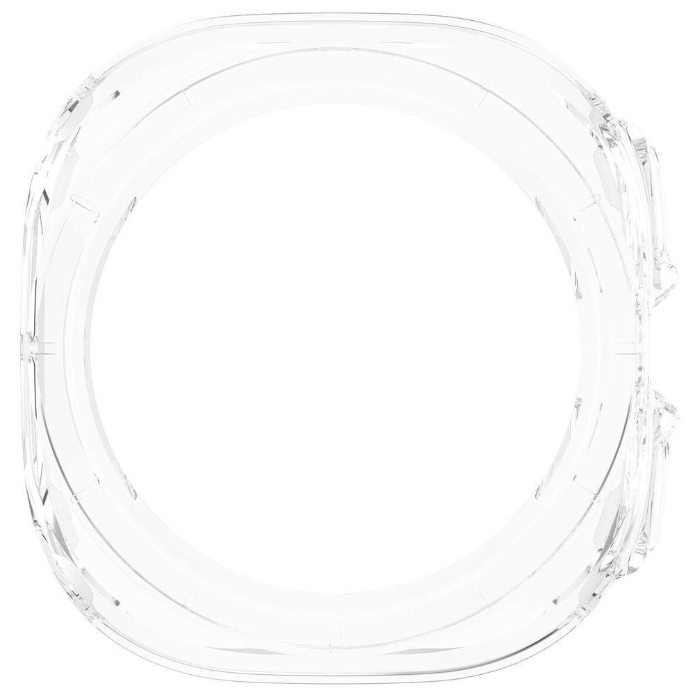 Half műanyag felcsatolható tok a Samsung Galaxy Watch Ultra (2025) 47 mm-es modellhez – átlátszó