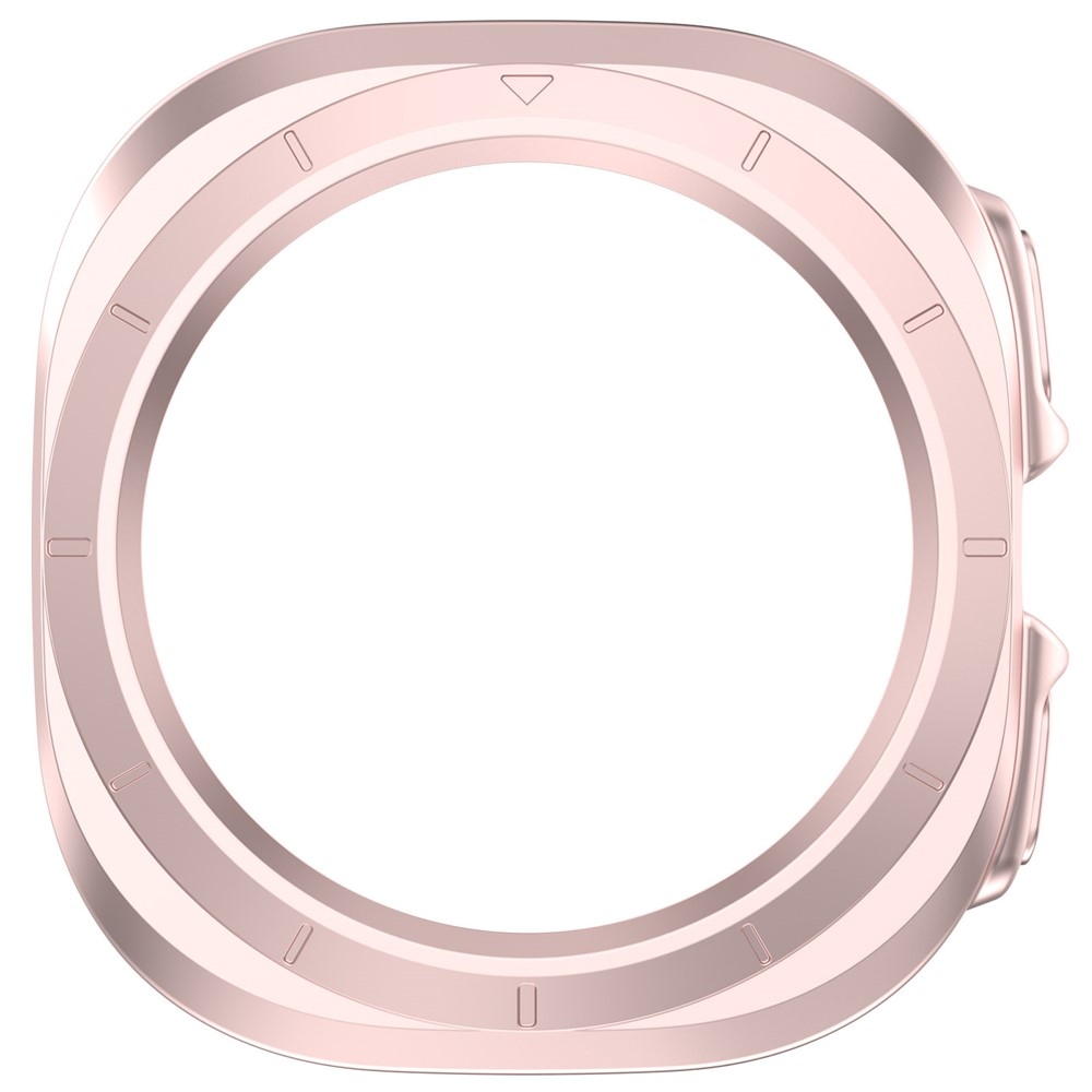 Half műanyag felcsatolható tok a Samsung Galaxy Watch Ultra (2025) 47 mm-es modellhez – rózsaszín