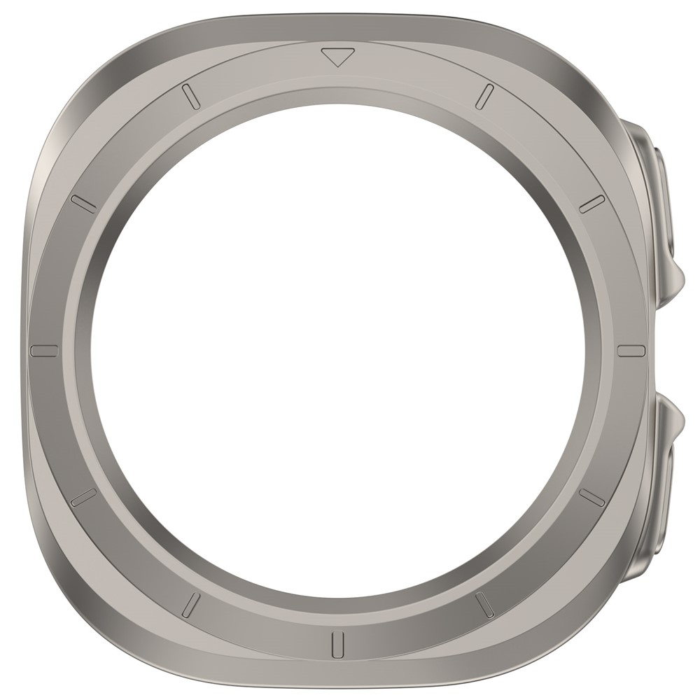 Half műanyag felcsatolható tok a Samsung Galaxy Watch Ultra (2025) 47 mm-es modellhez – szürke
