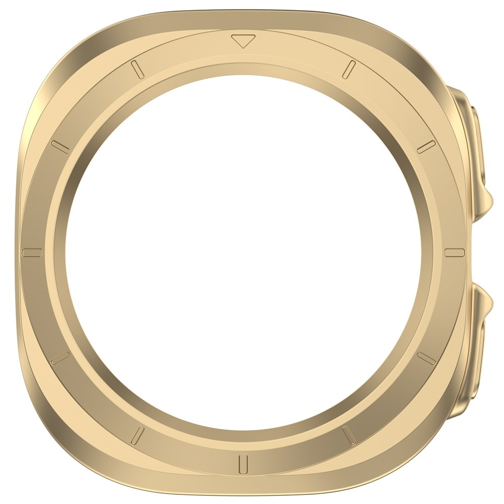 Half műanyag felcsatolható tok a Samsung Galaxy Watch Ultra (2025) 47 mm-es modellhez – arany színű