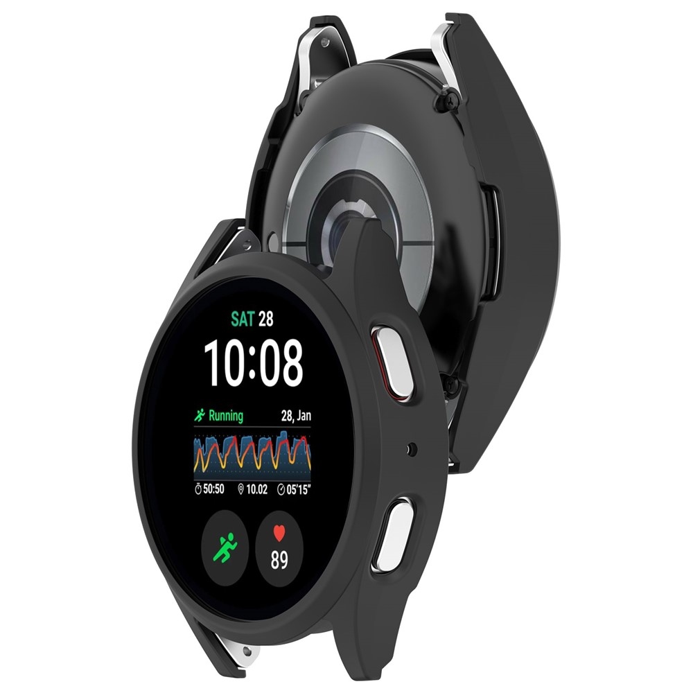 Half műanyag felcsatolható tok a Samsung Galaxy Watch7 40 mm-es modellhez – fekete