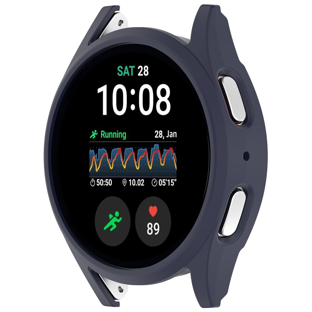 Half műanyag felcsatolható tok a Samsung Galaxy Watch7 40 mm-es modellhez – sötétkék