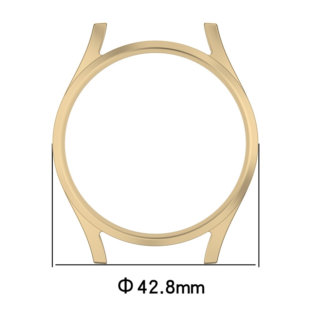 Half műanyag felcsatolható tok a Samsung Galaxy Watch7 40 mm-es modellhez – arany színű