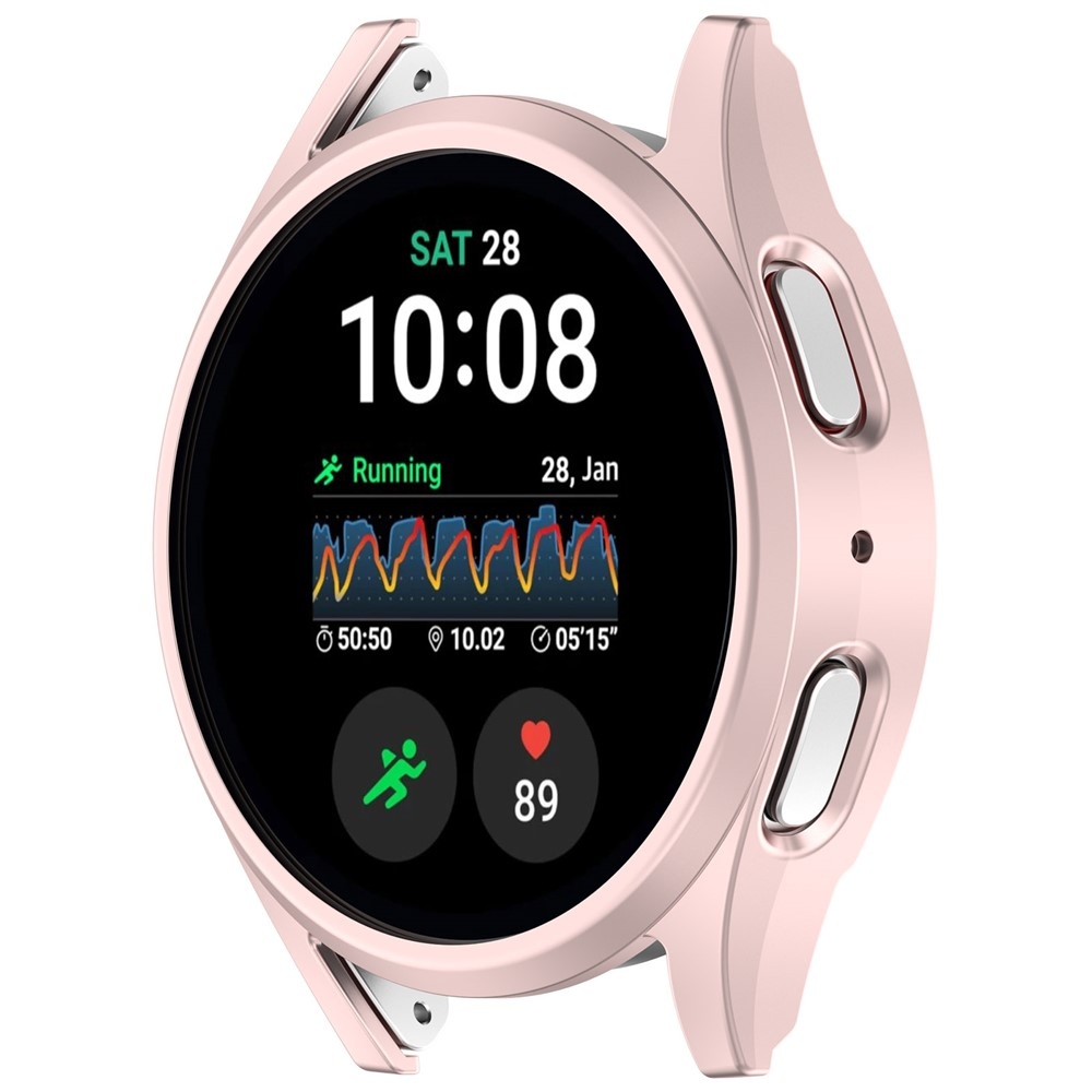 Half műanyag felcsatolható tok a Samsung Galaxy Watch7 44 mm-es modellhez – rózsaszín