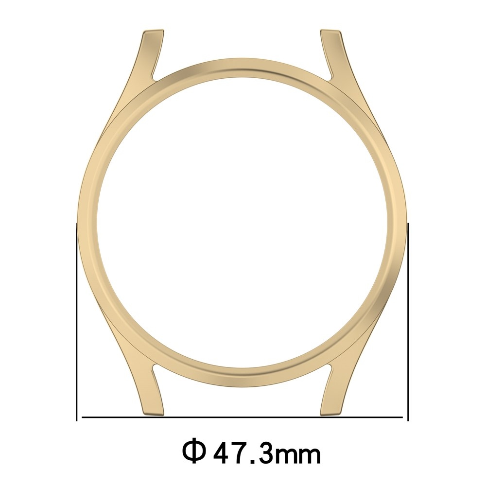 Half műanyag felcsatolható tok a Samsung Galaxy Watch7 44 mm-es modellhez – arany színű