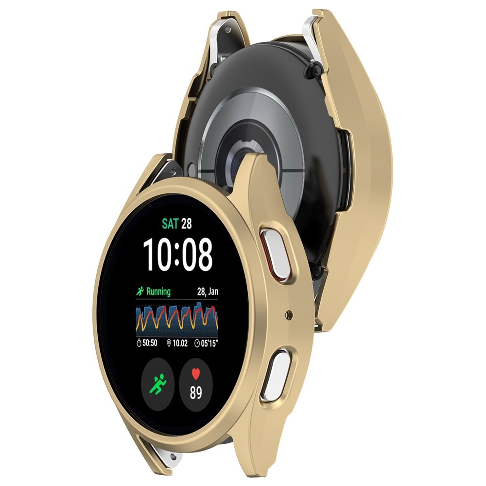 Half műanyag felcsatolható tok a Samsung Galaxy Watch7 44 mm-es modellhez – arany színű