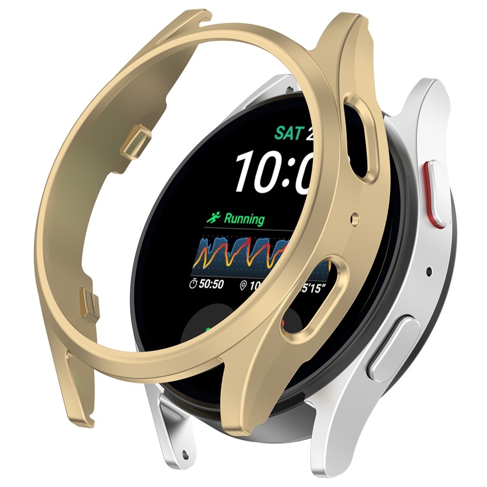 Half műanyag felcsatolható tok a Samsung Galaxy Watch7 44 mm-es modellhez – arany színű