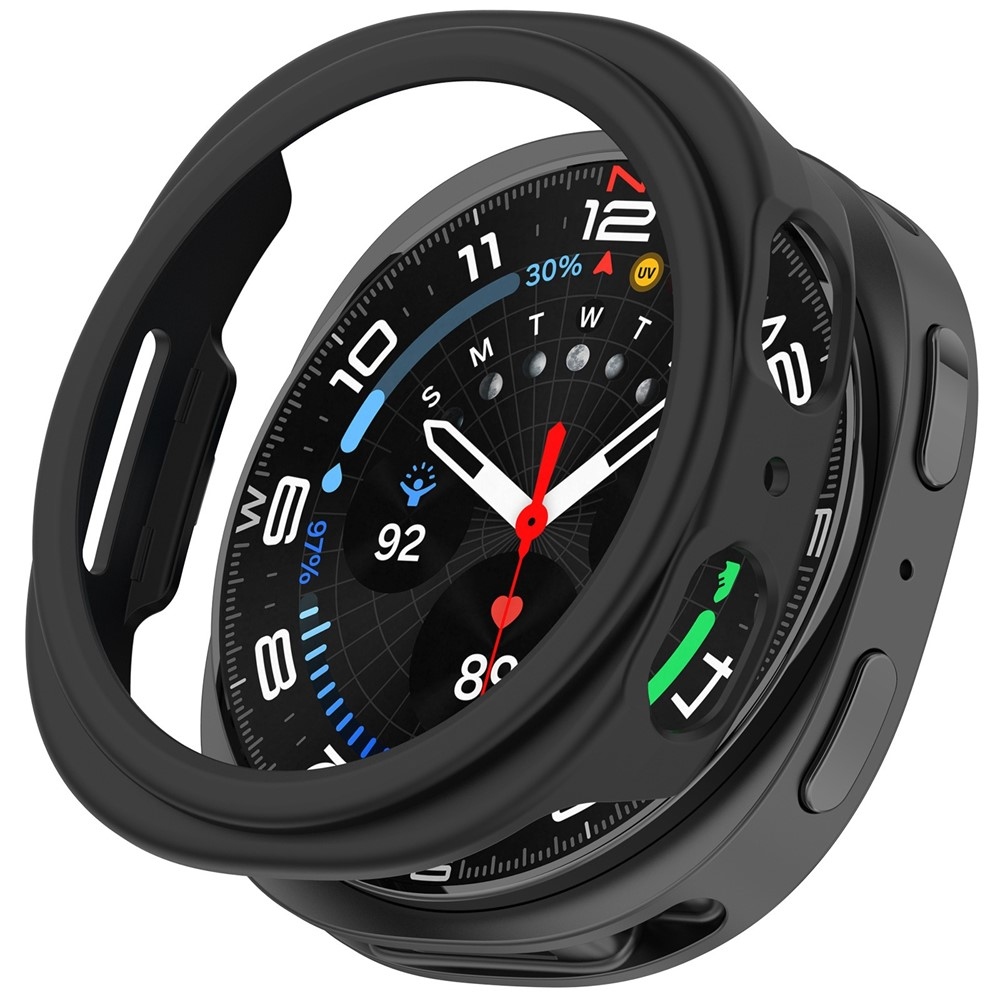 Half műanyag felcsatolható tok a Samsung Galaxy Watch8 40 mm-es modellhez – fekete