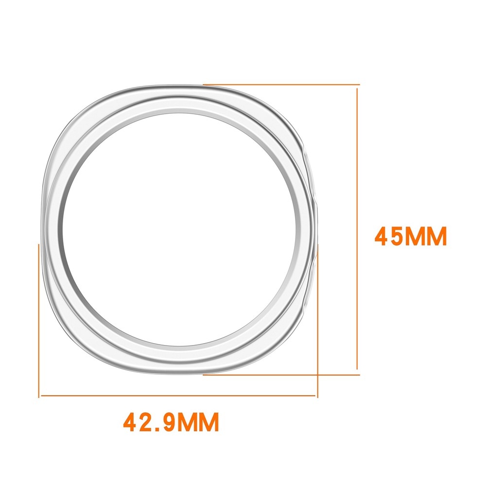 Half műanyag felcsatolható tok a Samsung Galaxy Watch8 40 mm-es modellhez – átlátszó