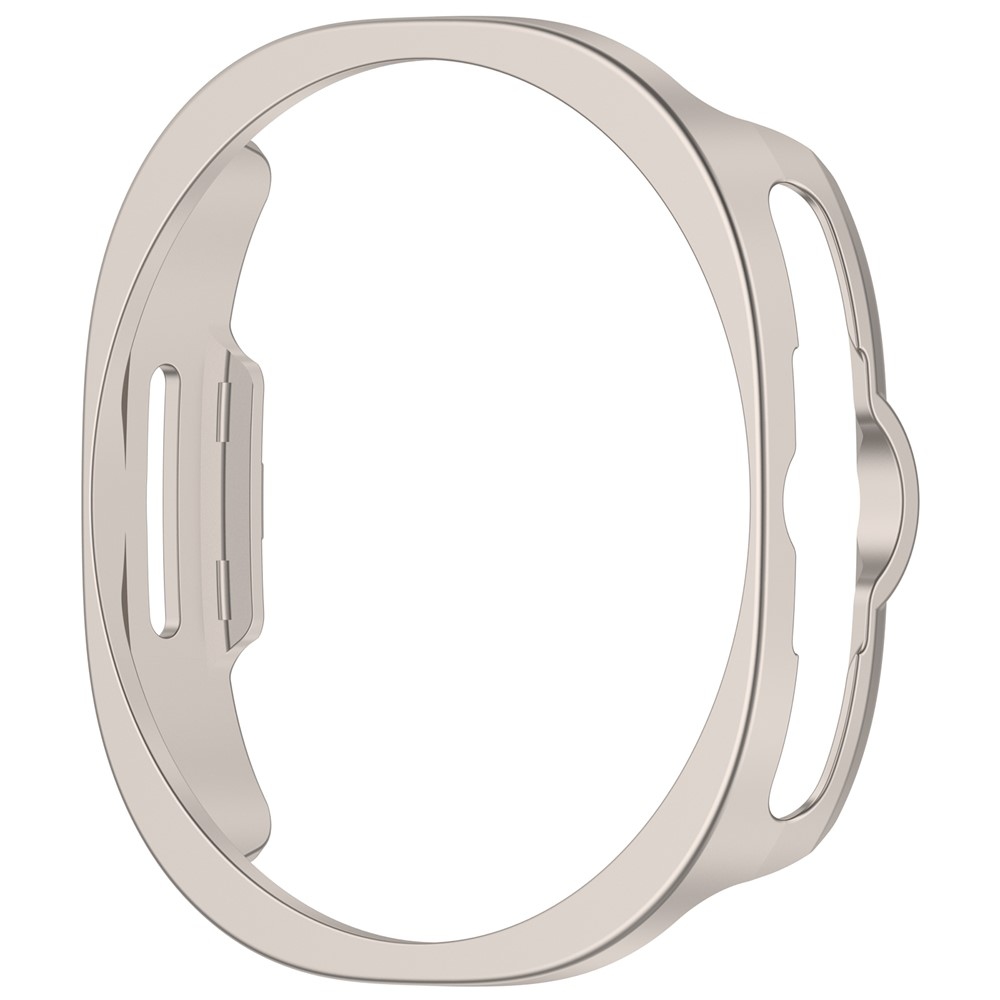 Half műanyag felcsatolható tok a Samsung Galaxy Watch8 Classic 46 mm-es modellhez – bézs