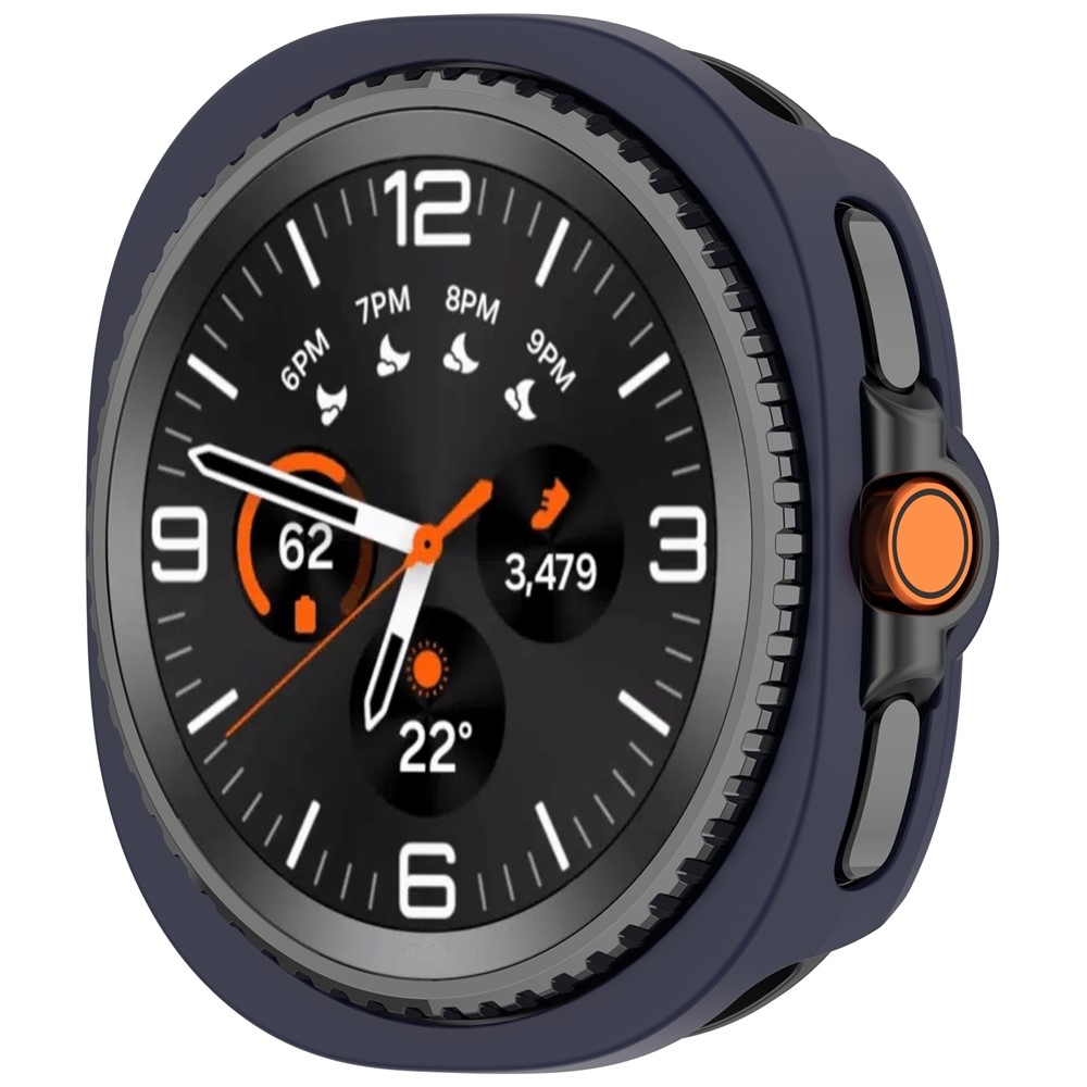 Half műanyag rögzíthető tok a Samsung Galaxy Watch8 Classic 46 mm-es modellhez – kék