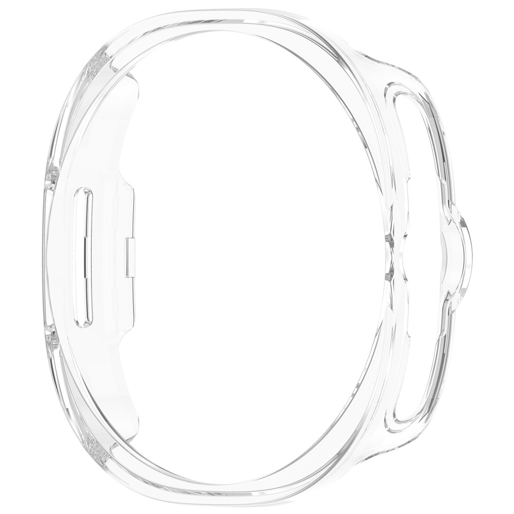 Half műanyag rögzíthető tok a Samsung Galaxy Watch8 Classic 46 mm-es modellhez – átlátszó