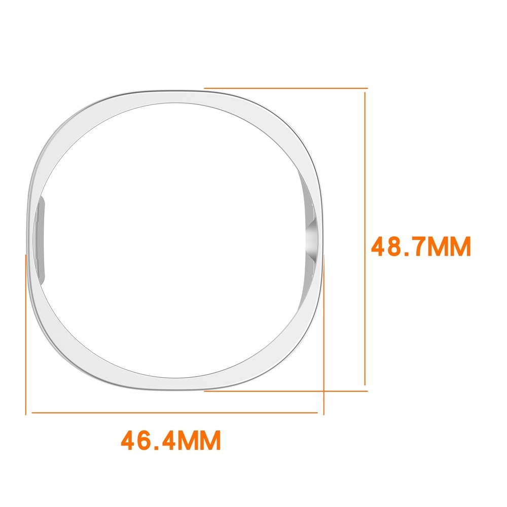 Half műanyag rögzíthető tok a Samsung Galaxy Watch8 Classic 46 mm-es modellhez – átlátszó