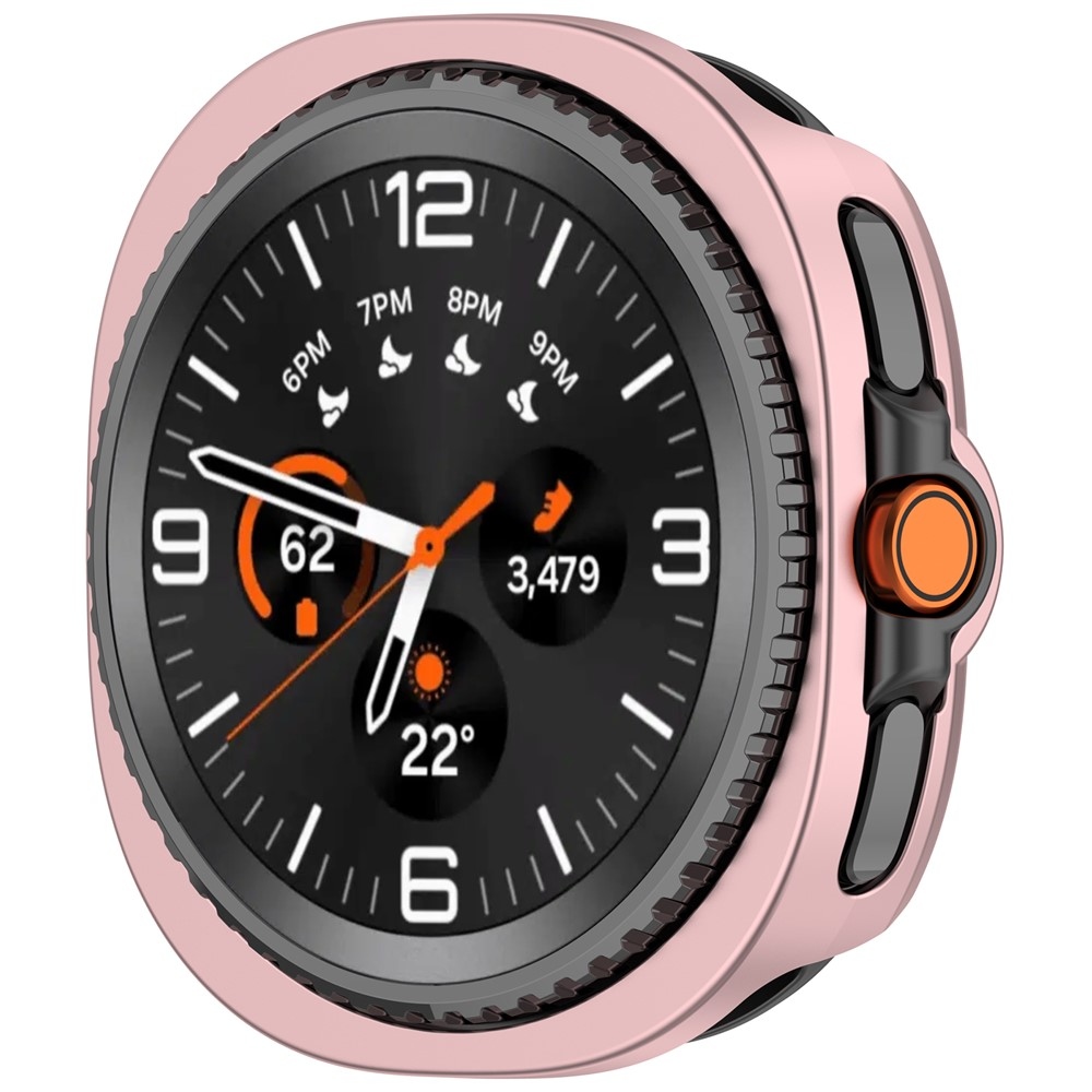 Half műanyag rögzíthető tok a Samsung Galaxy Watch8 Classic 46 mm-es modellhez – rózsaszín