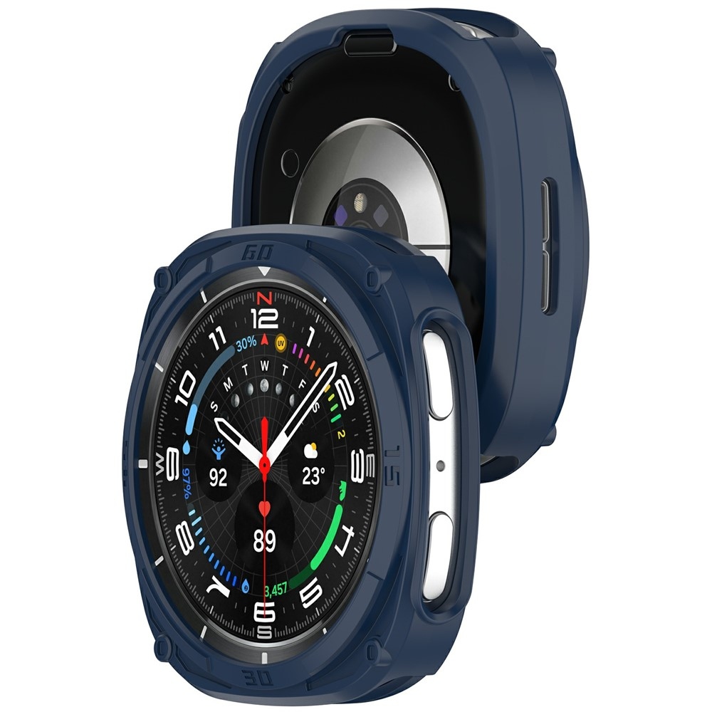 Half műanyag felcsatolható tok a Samsung Galaxy Watch9 40 mm-es modellhez – kék