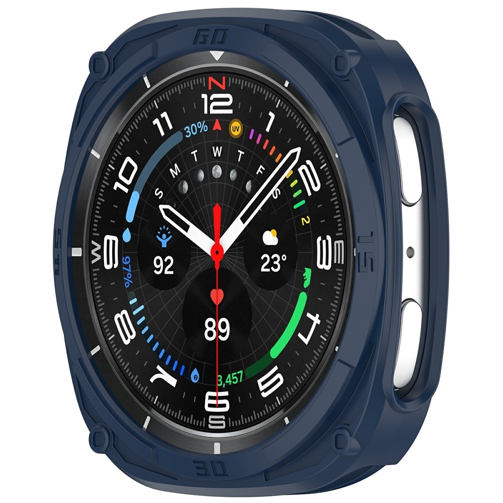 Half műanyag felcsatolható tok a Samsung Galaxy Watch9 44 mm-es modellhez – kék
