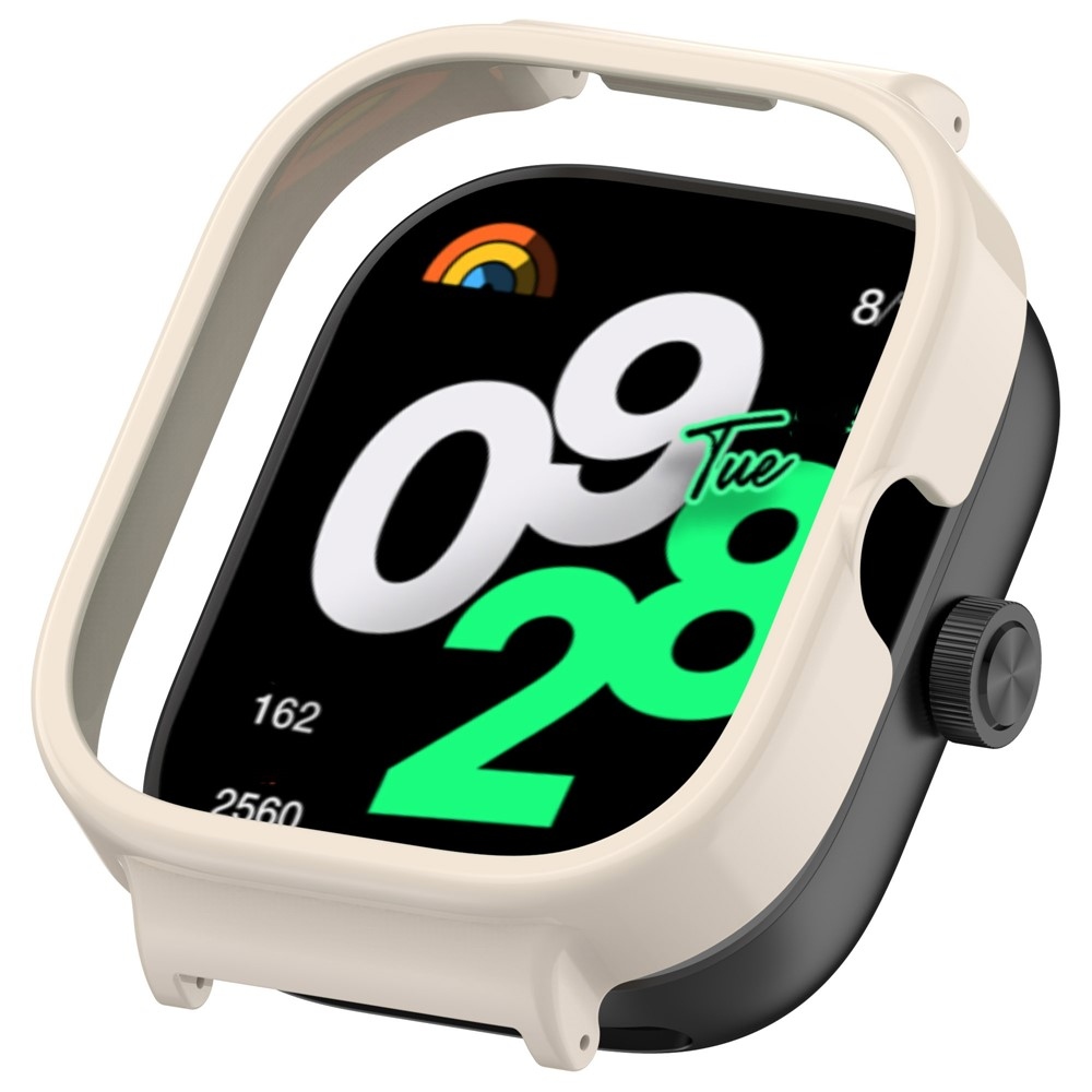 Half műanyag felcsatolható tok a Xiaomi Redmi Watch 5-hez – fehér