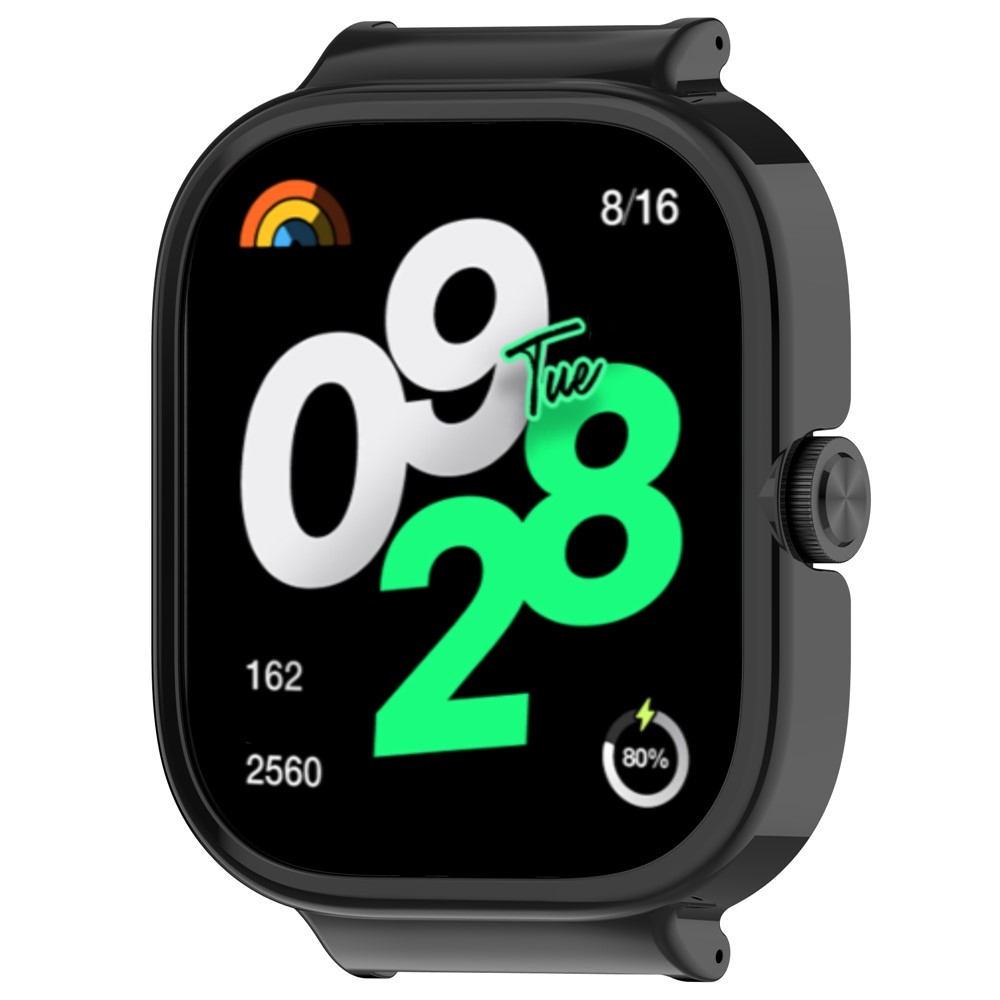 Half műanyag felcsatolható tok a Xiaomi Redmi Watch 5-hez – fekete