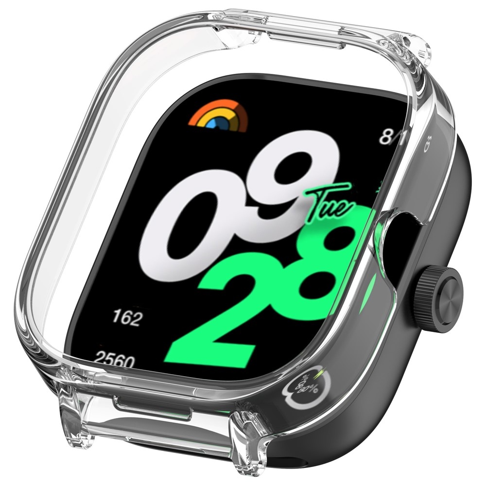 Half műanyag felcsatolható tok a Xiaomi Redmi Watch 5-höz – átlátszó