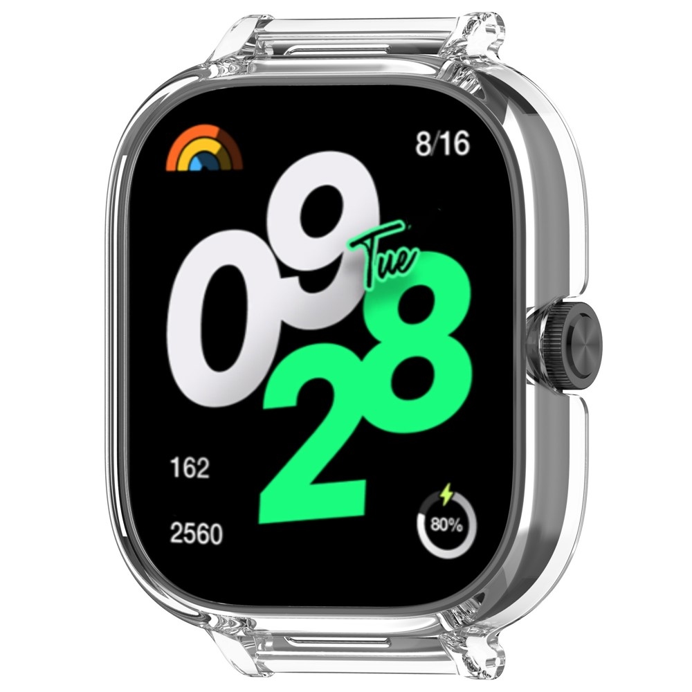 Half műanyag felcsatolható tok a Xiaomi Redmi Watch 5-höz – átlátszó
