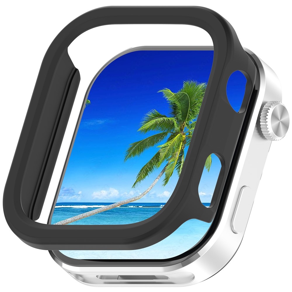 Half műanyag felcsatolható tok a Xiaomi Redmi Watch 6-hoz – fekete
