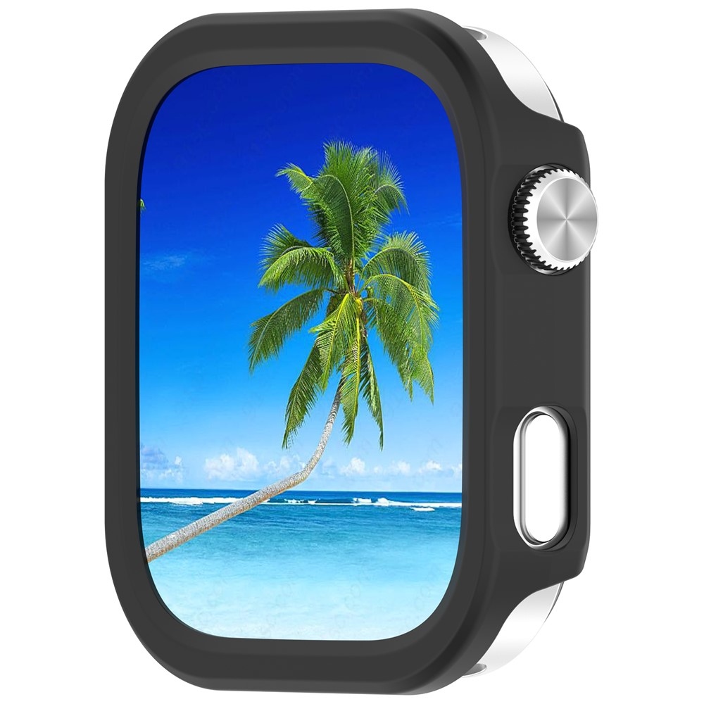 Half műanyag felcsatolható tok a Xiaomi Redmi Watch 6-hoz – fekete